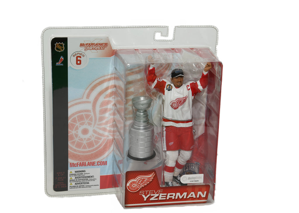 McFarlane Toys Series 6 Steve Yzerman 2 Action Figure English-French Packaging N