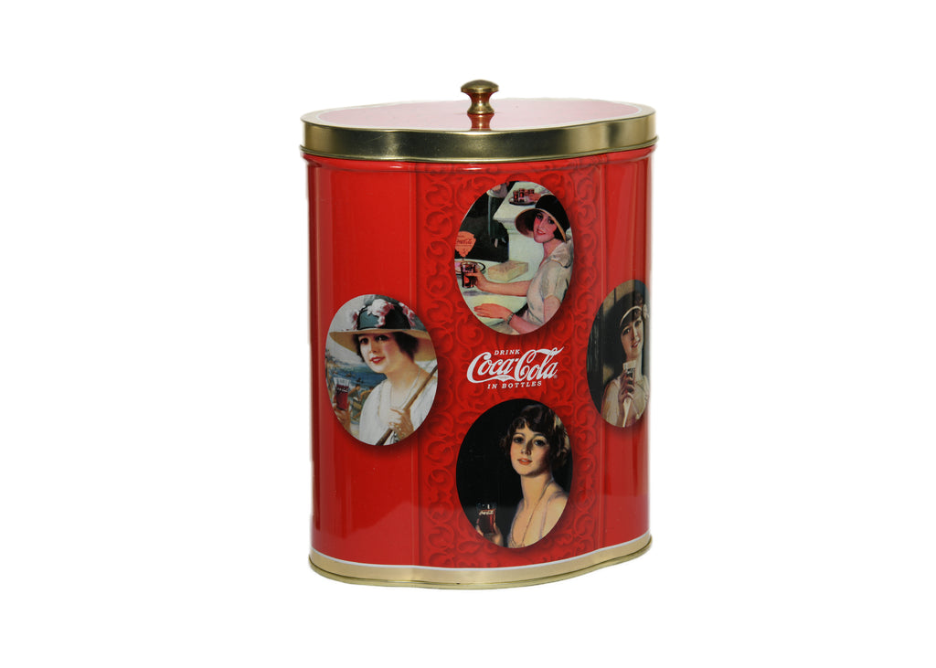 Coca Cola Tin Container "Drink Coca-Cola In Bottles"