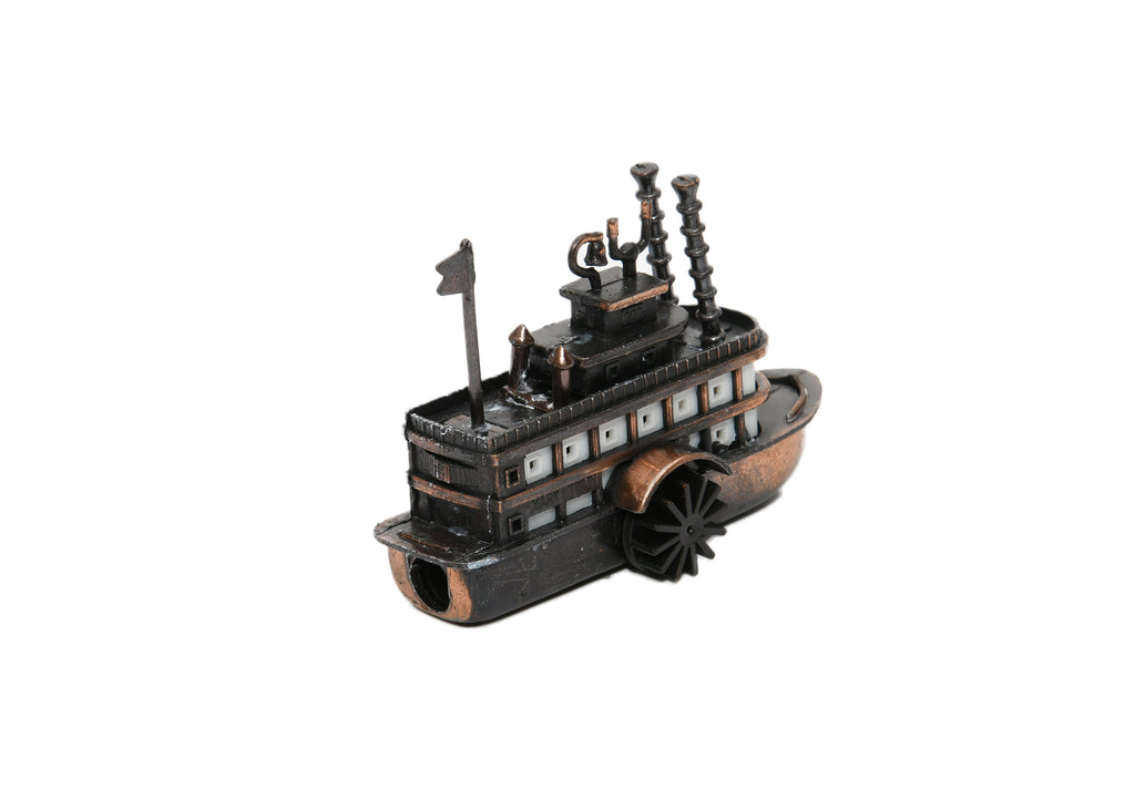 Metal Steamboat Pencil Sharpener - Vintage