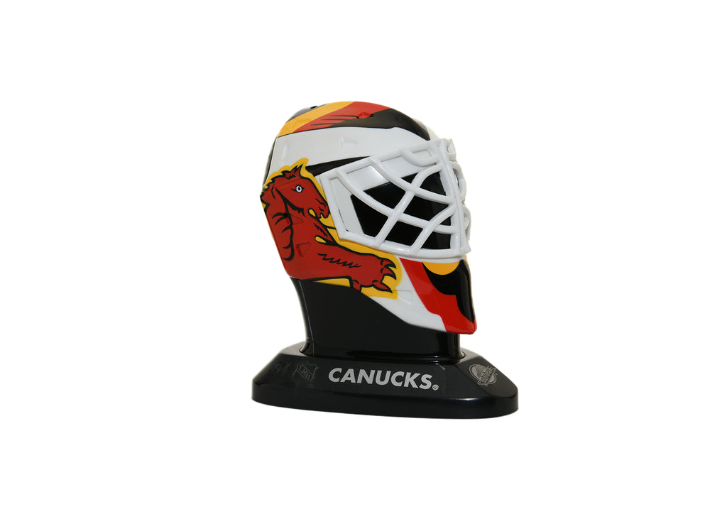 NHL Mini Plastic Goalie Mask-Vancouver Kirk McLean