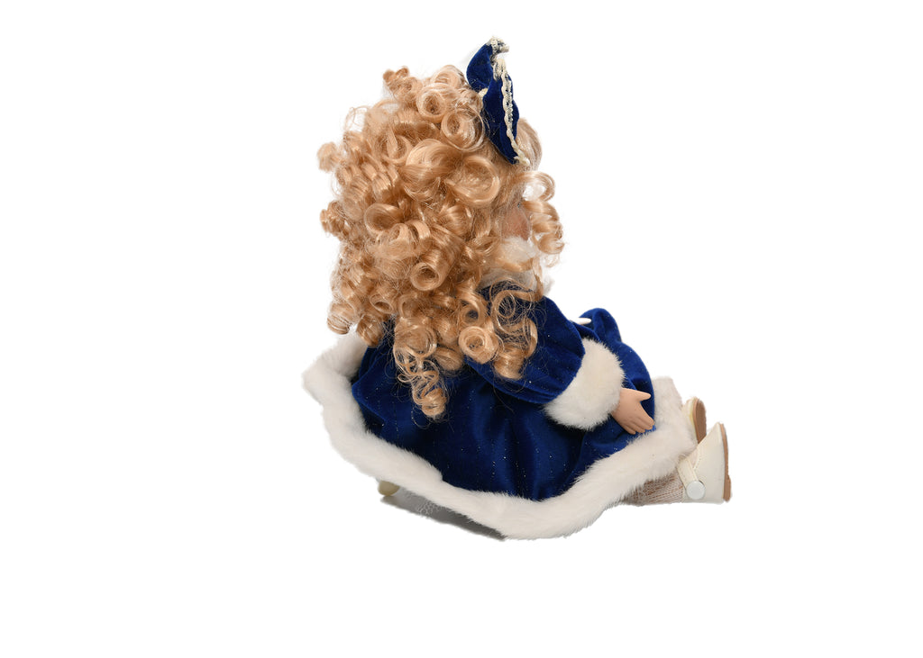 Collectors Choice Porcelain Doll By Dandee. Plays Music ( Pre-owned )
