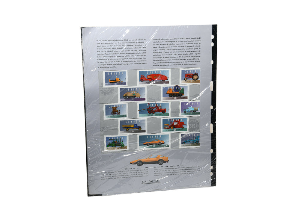 Stamps Canadian -25 Different Vehicles Commemorative Stamps