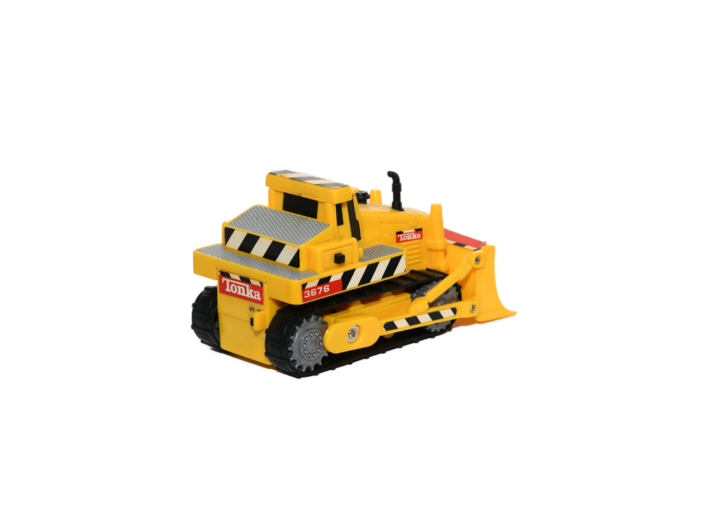 Tonka- Battery Operated Plastic Bulldozer -Hasbro 2000