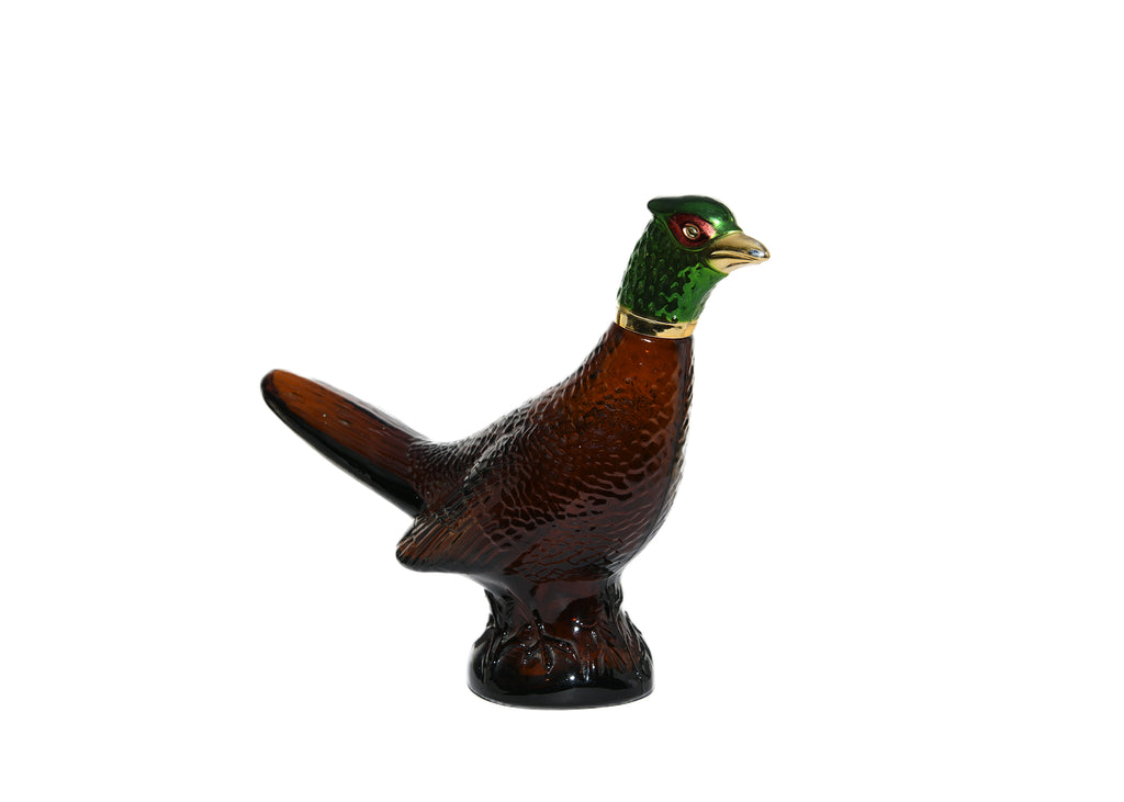 Avon-Male Pheasant Glass Decanter