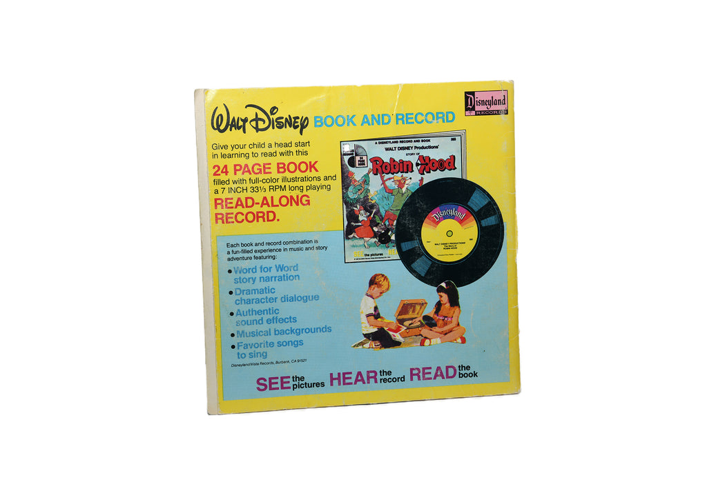 Walt Disney Brer Rabbit & Tar Baby-Record & Book