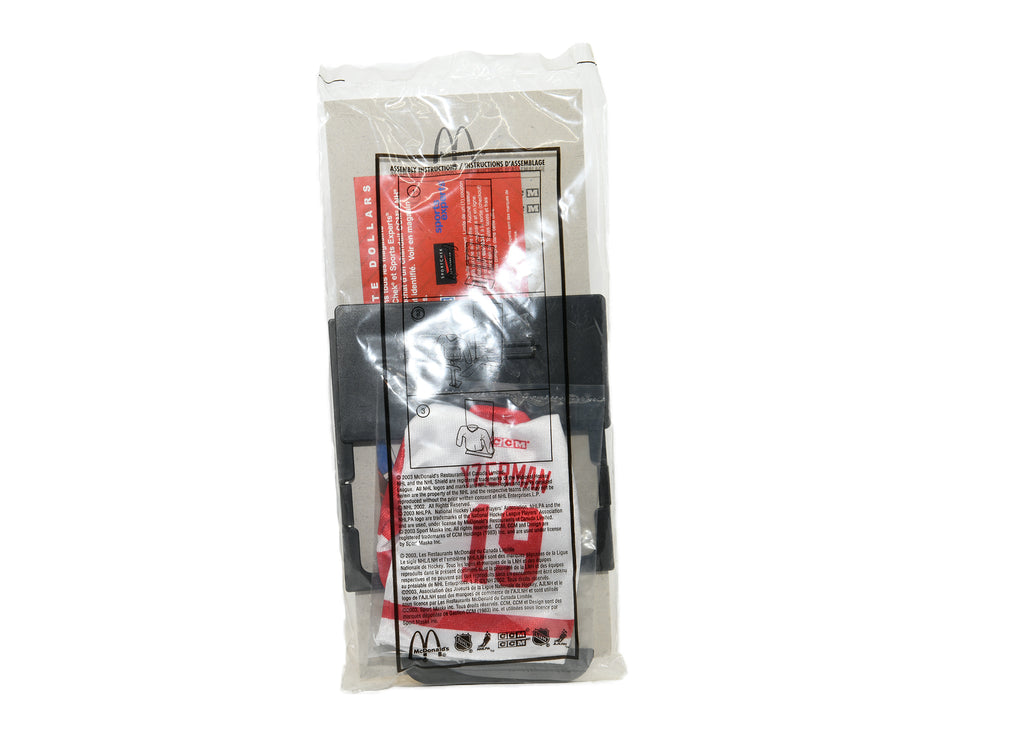 Steve Yzerman-McDonalds Mini Jersey, Backer Card, Display Stand