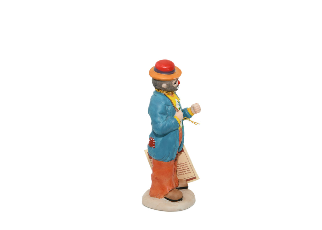 Emmett Kelly Jr Figurine Collection Clown Blue Coat