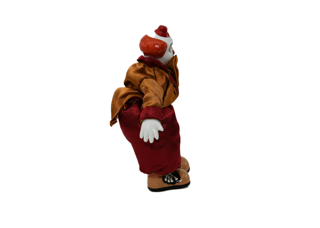 Clown Teardrop With Wide Red Pants