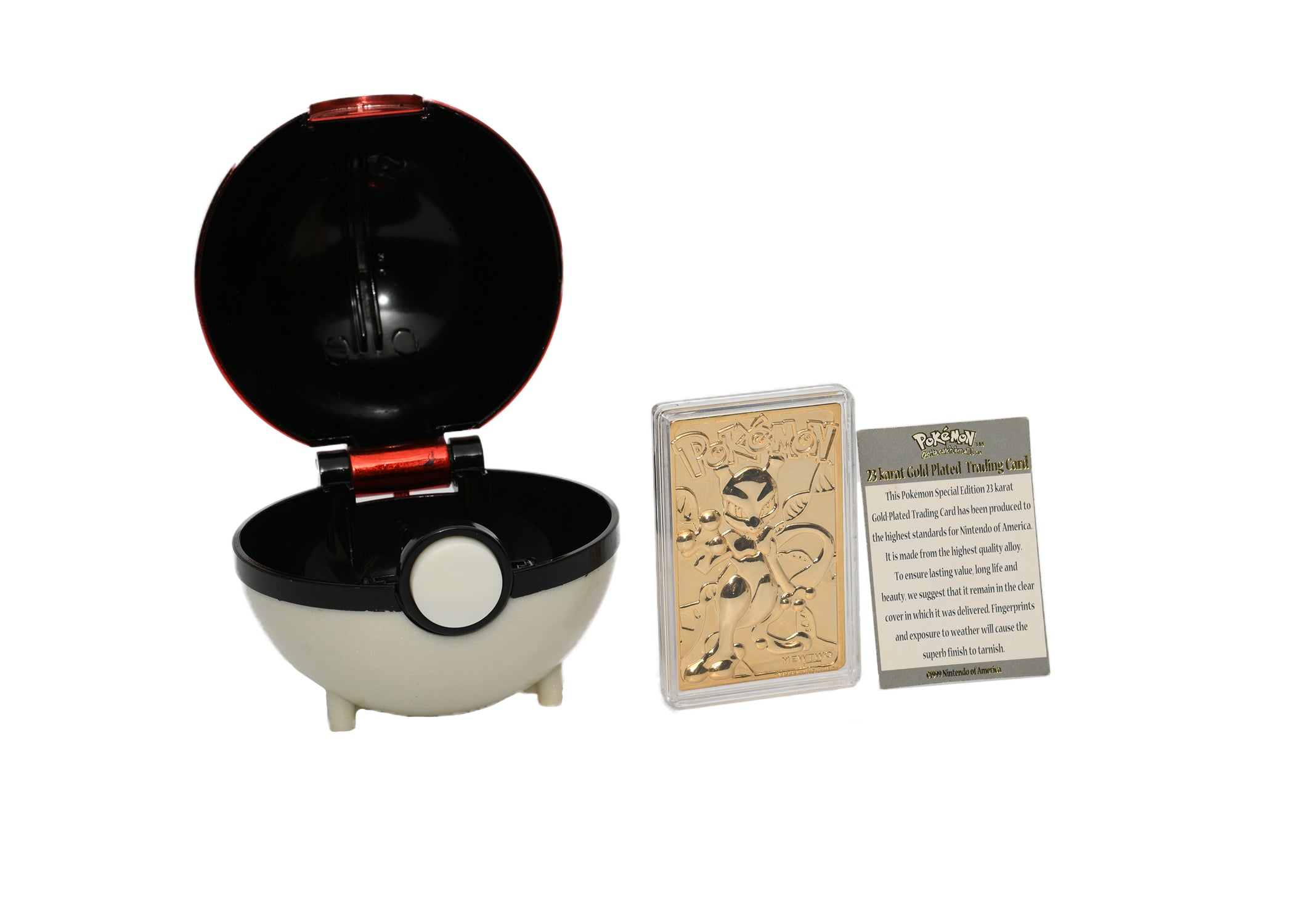 Pokemon Special Edition - 23 Karat Gold Plated Trading Card #150 MewTw CertiMart Inc. Pokemon Special Edition - 23 Karat Gold Plated Trading Card #150 MewTw CertiMart Inc.