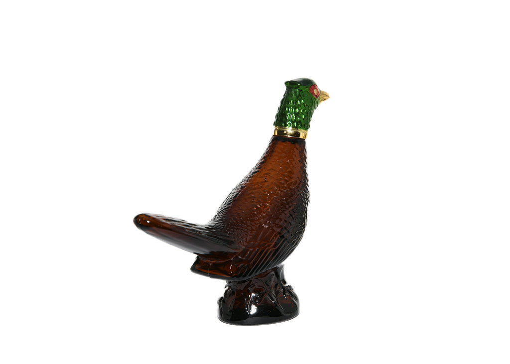 Avon-Male Pheasant Glass Decanter