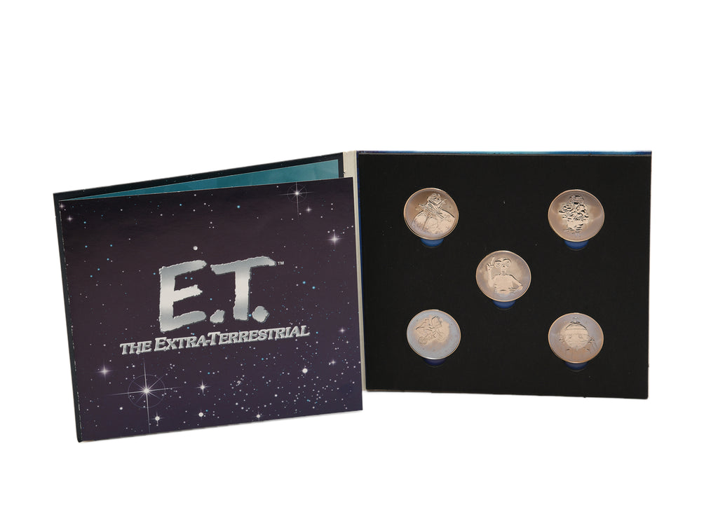 E.T. The Extra-Terrestrial ReelCoinz  Medallion & Sticker Set 2002