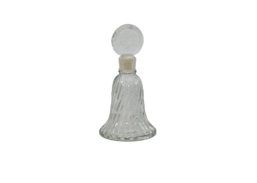 Avon-Clear Glass Bell Decanter