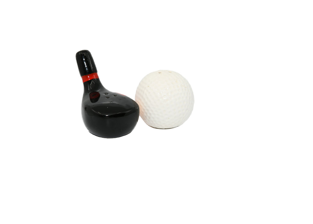 Golf Club & Ball; Salt & Pepper Shakers