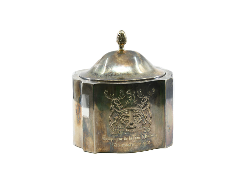 Hudson Bay Silver Plated Trinket Box