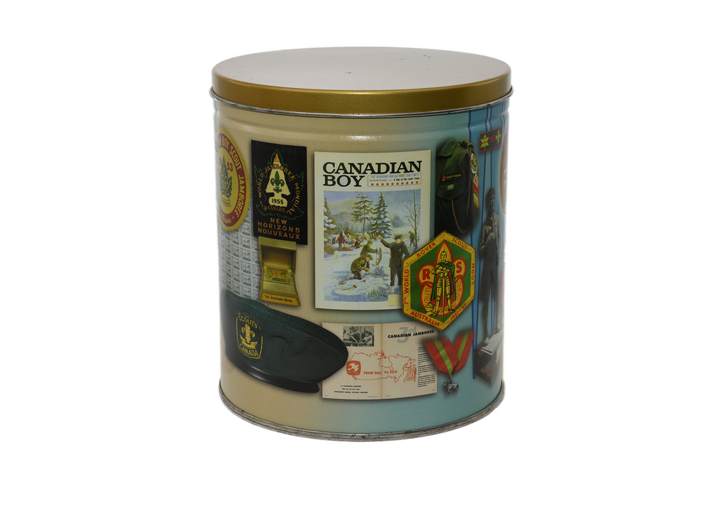 Canadian Boy Scouts Tin Container