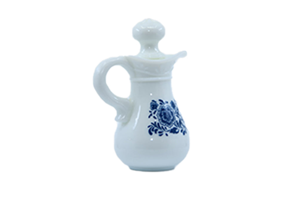 Avon-Delft Blue Pitcher With Flowers