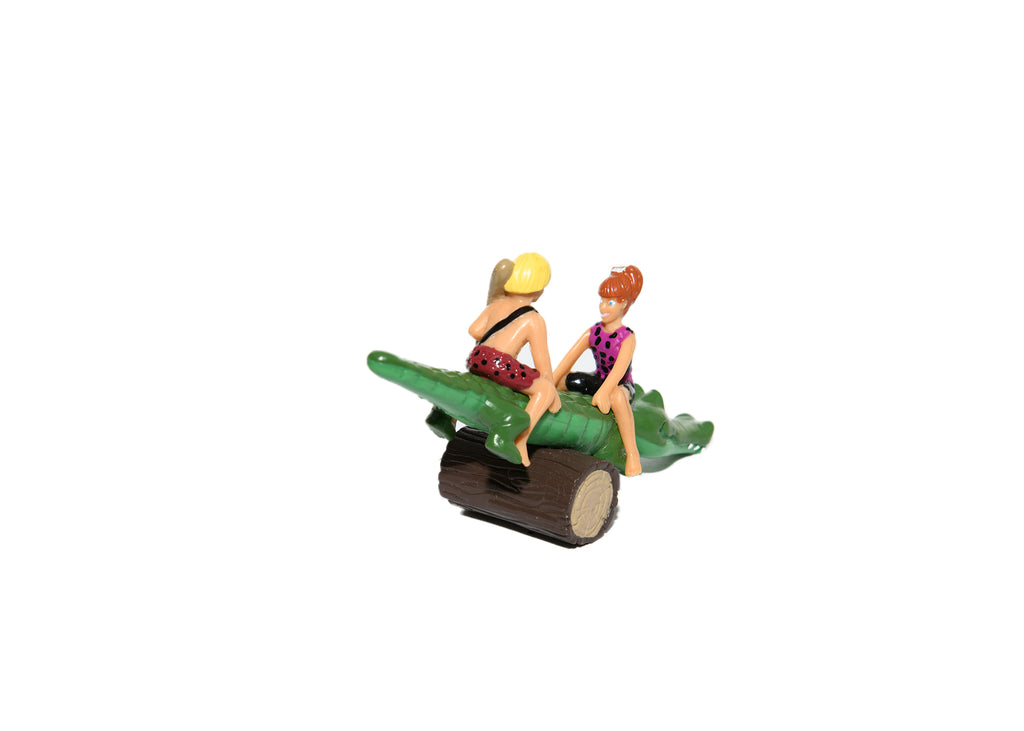 Dakin Flintstones-Pebbles & Bam- Bam Seesaw Figurine 1994