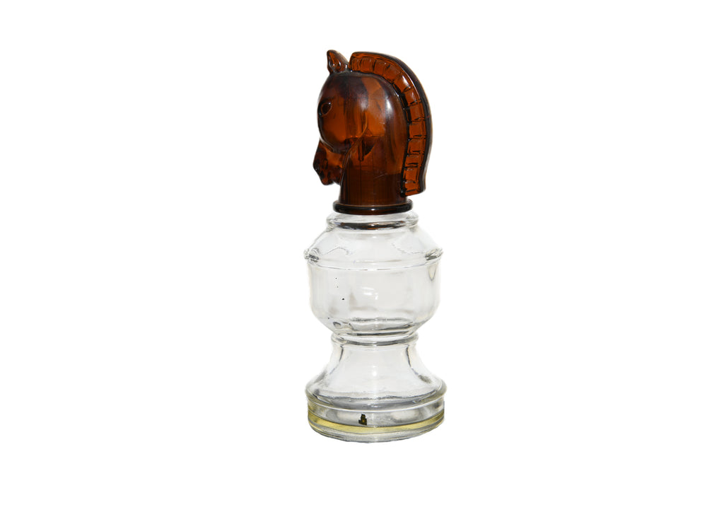 Avon-Chess Piece Smart Move "Knight" Glass Decanter