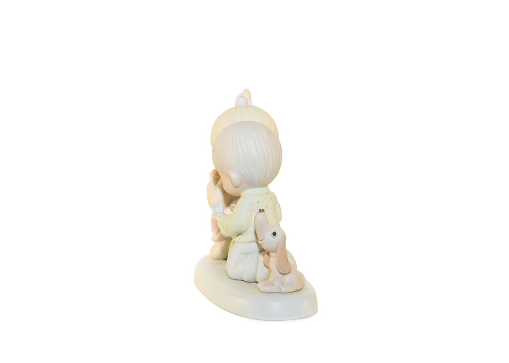 Vintage 1987 Precious Moment With This Ring I 104019 Porcelain Figurine Encesco