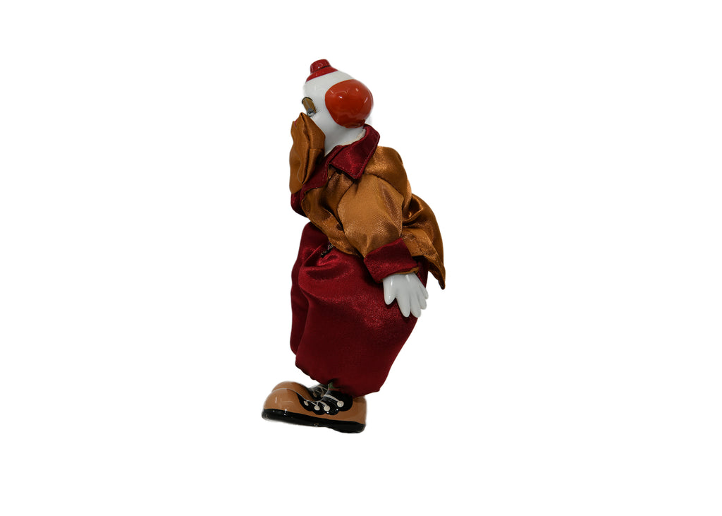 Clown Teardrop With Wide Red Pants