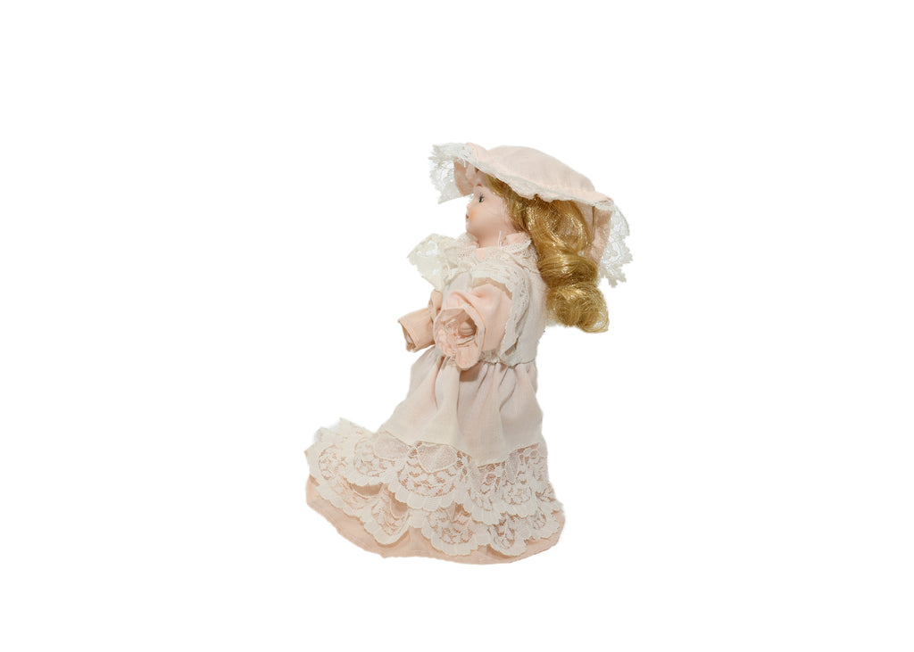 Vintage Doll In 1800's  Dress