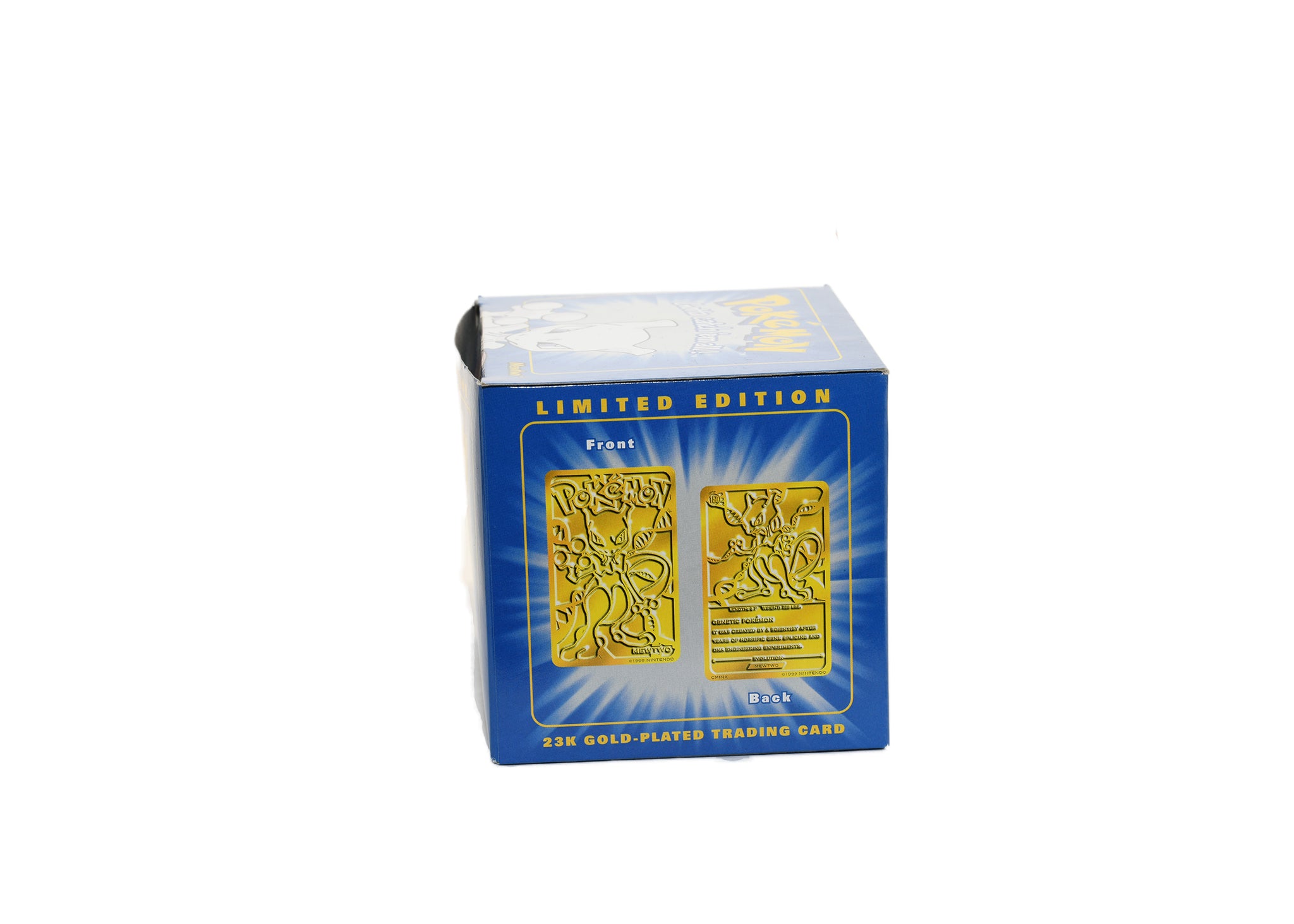 1999 nintendo 23k gold pokemon card-mewtwo #150 Pokemon-Mewtwo-23K Gold Plated Trading Card 1999 – CertiMart Inc