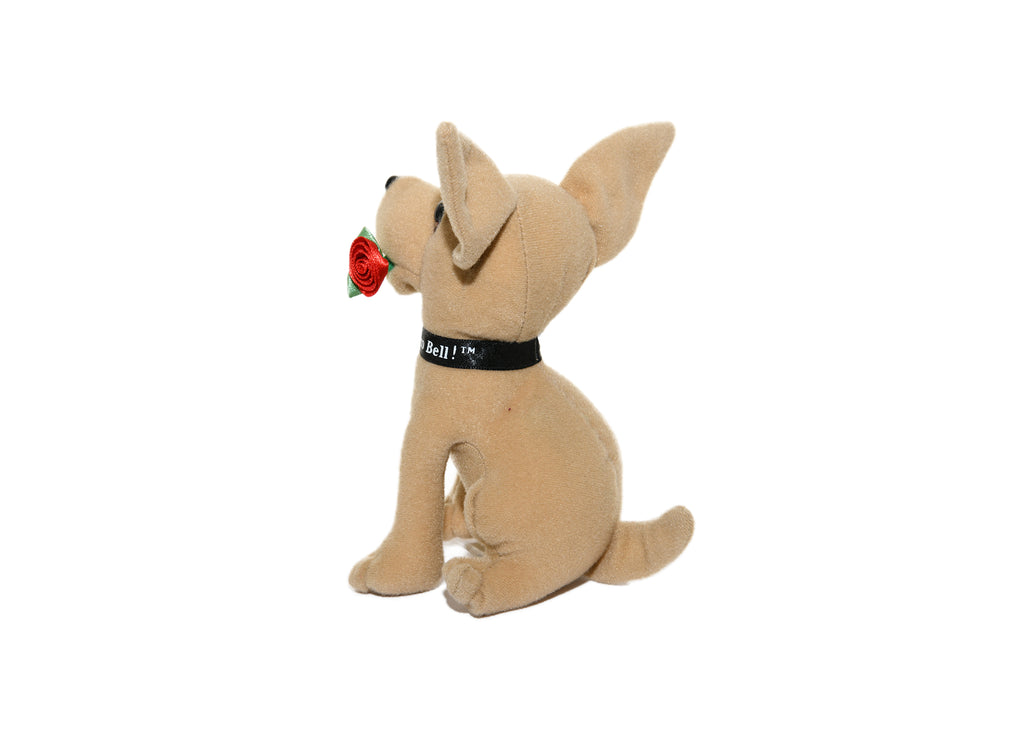 Taco Bell Dog Chihuahua-Yo Quiero Plush Stuffed Animal w Rose In Mouth