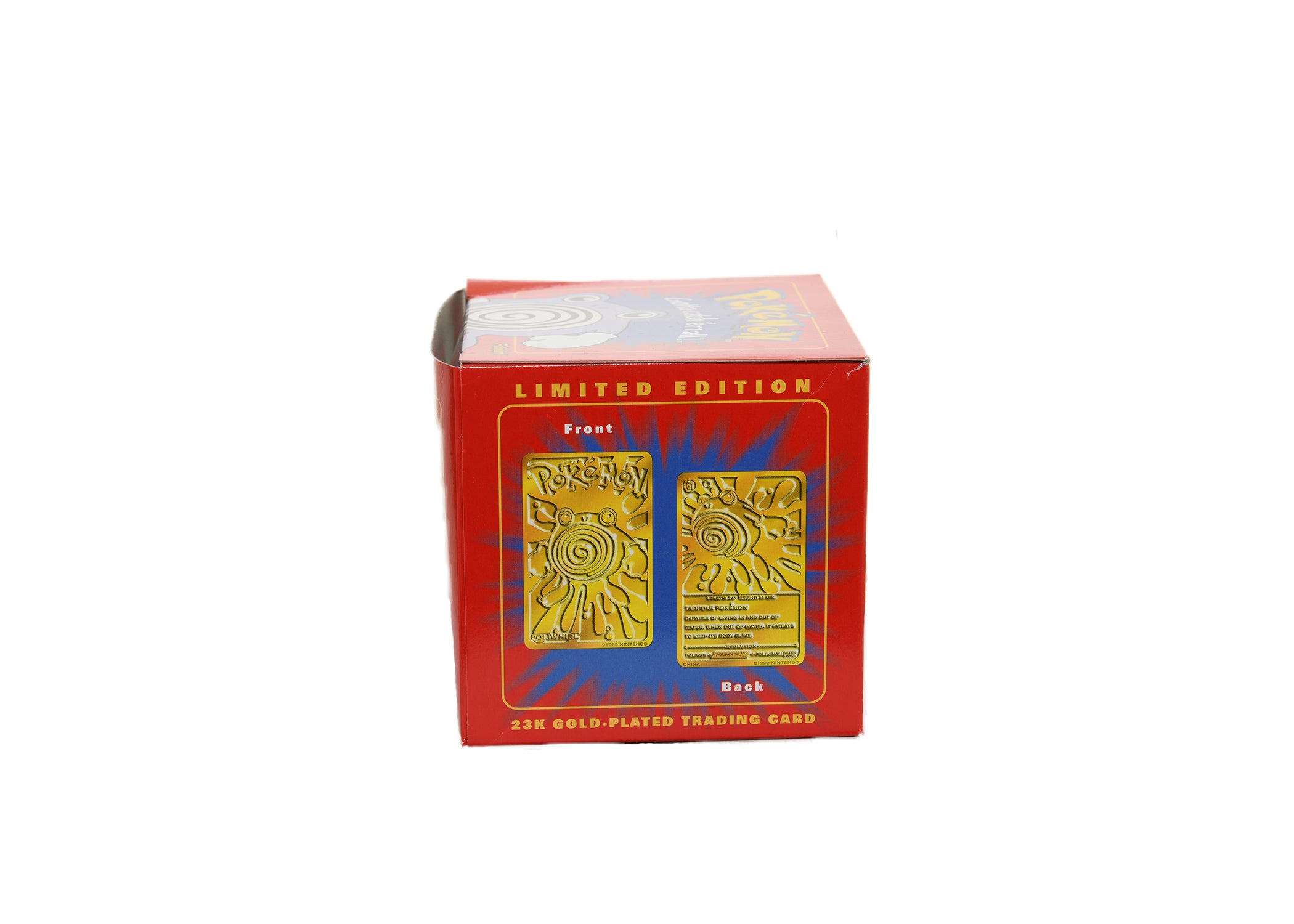 Pokemon-Poliwhirl-23K Gold Plated Trading Card 1999 CertiMart Inc. Pokemon-Poliwhirl-23K Gold Plated Trading Card 1999 CertiMart Inc.