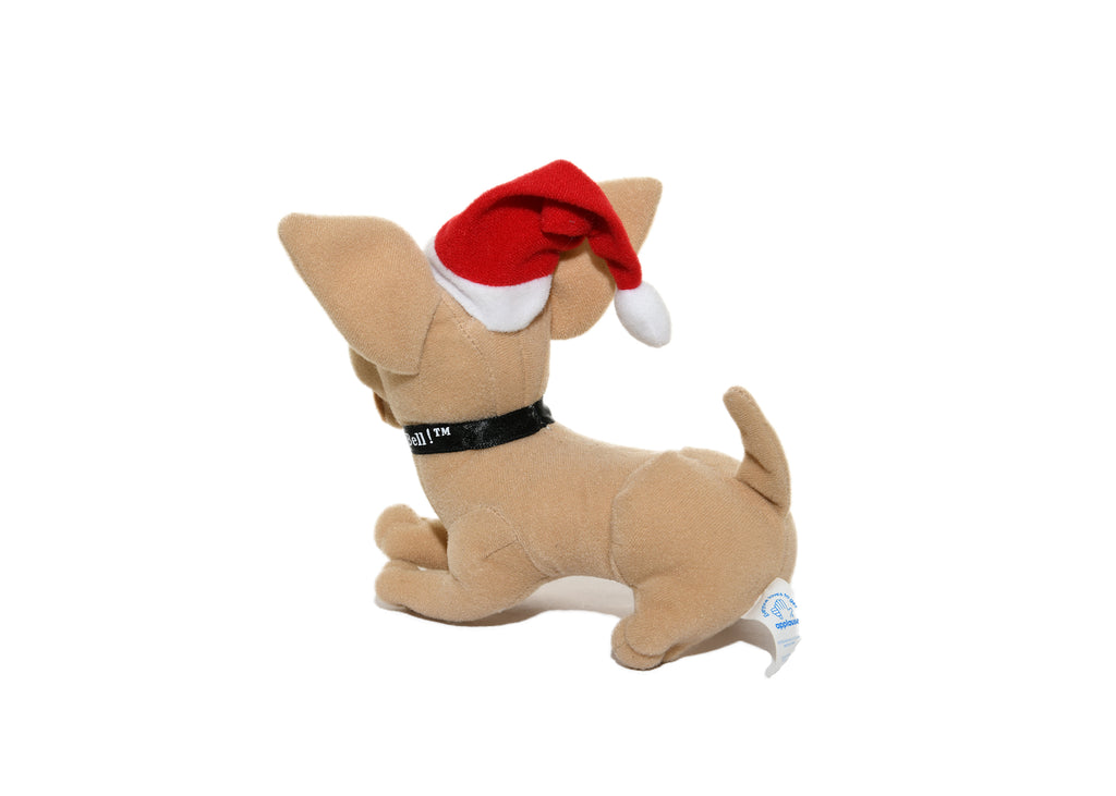 Taco Bell Dog Chihuahua-Yo Quiero Plush Stuffed Animal w Christmas Hat