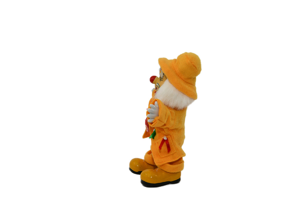 Clown Orange Hat With Orange Outfit