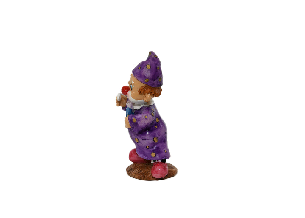 Clown Purple With Playing Cards