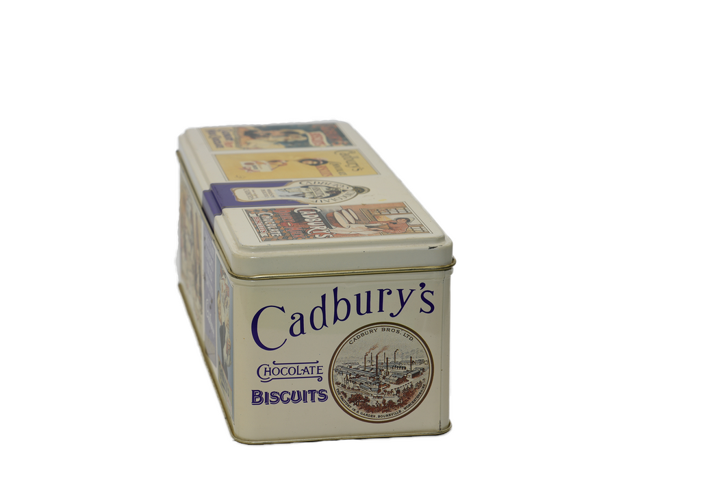 Cadbury Finger Biscutts Tin Container 1990