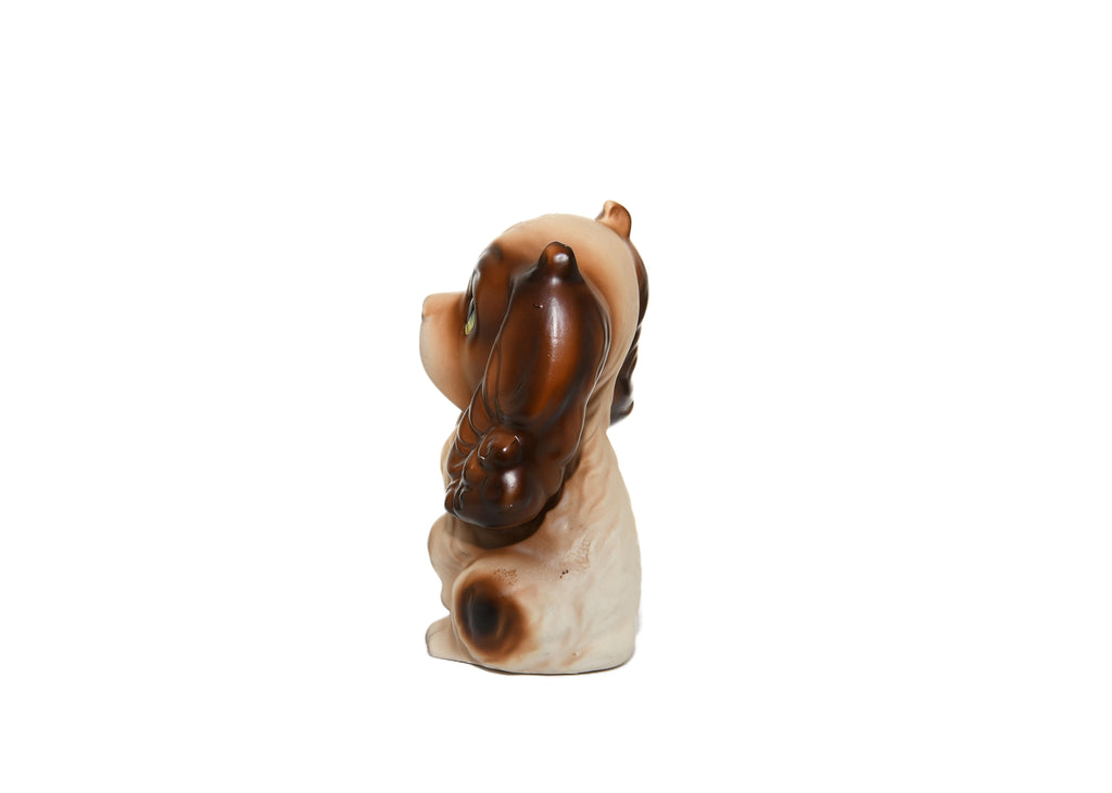 Vintage Ceramic Brown Puppy Dog