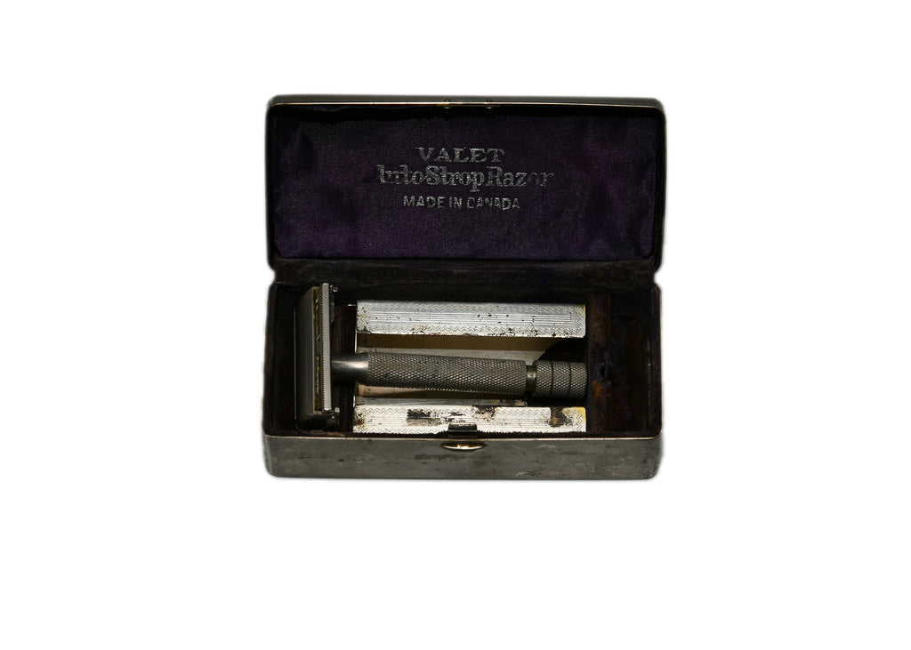 Autostrop Safety Razor Co. Valet Autostrop Razor & Metal Travel Case. Made in Canada