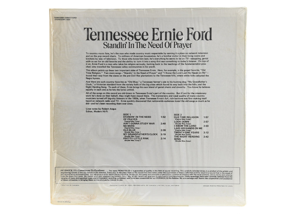 Tennessee Ernie Ford - Standin' In The Need Of Prayer