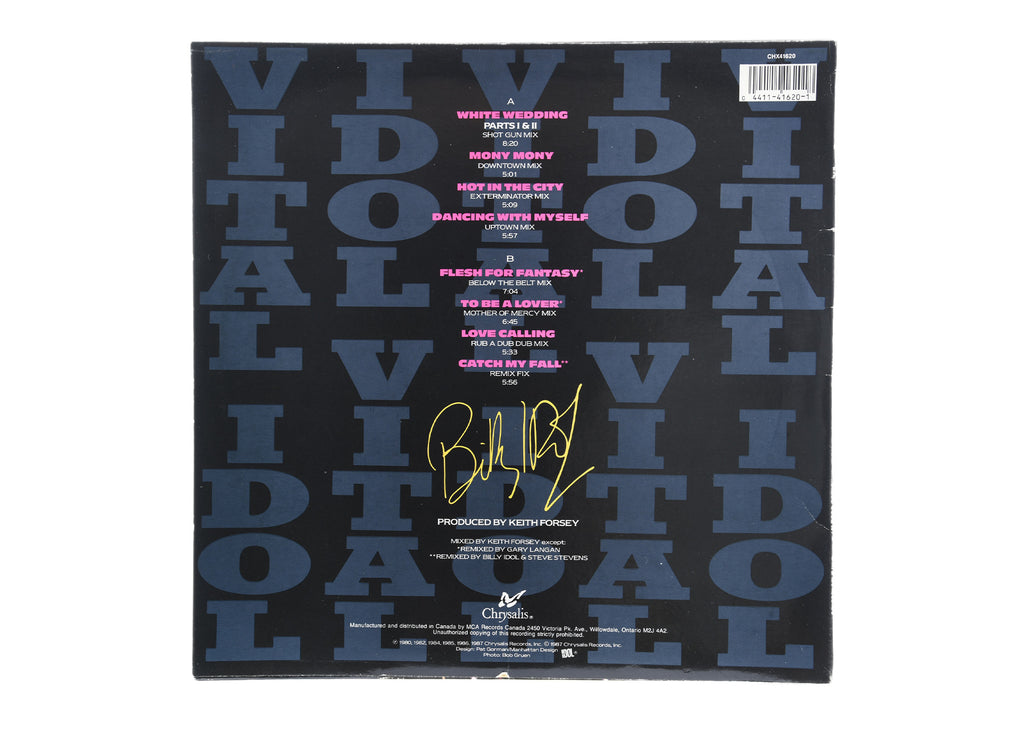 Billy Idol - Vital Idol LP Vinyl Album