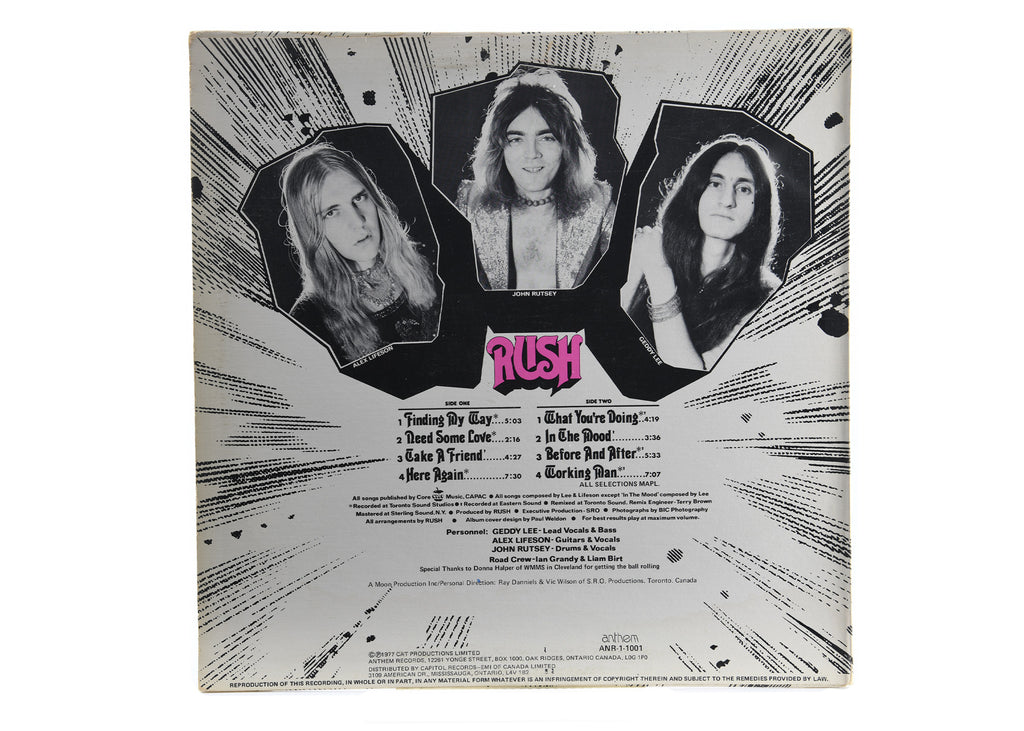 Rush - Rush Vinyl Album Pre-owned.